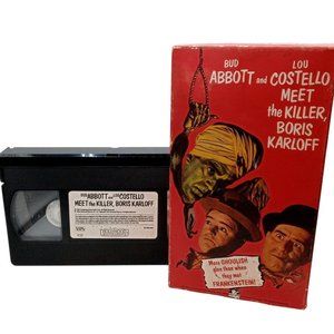 Abbot And Costello Meet The Killer Boris Karloff VHS Movie Vintage Media